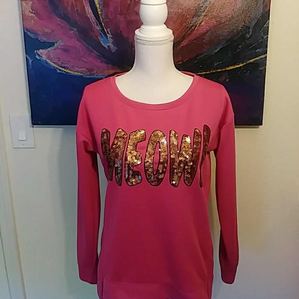 Juicy Couture Meow Sequin Sweater